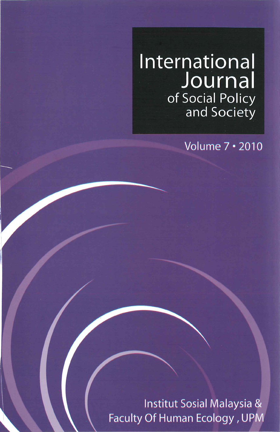 					View Vol. 7 (2010): International Journal of Social Policy and Society Volume 7 2010
				